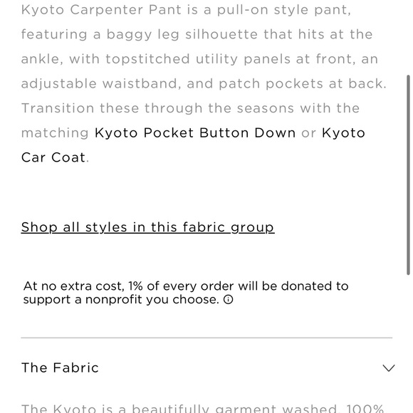 Leset Kyoto Pant - Picture 7 of 7